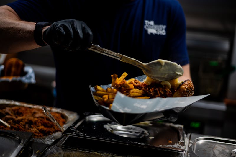 Loaded ranch fries side