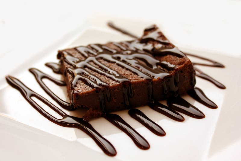 Chocolate Lava Brownie dessert